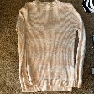 LC Lauren Conrad Cream Turtleneck Sweater
